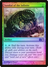 Sundial of the Infinite FOIL Magic 2012 / M12 MINT Artifact Rare CARD ABUGames
