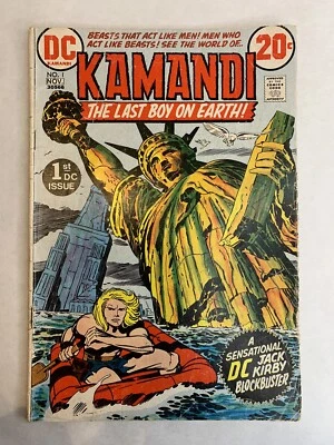 Kamandi The Last Boy On Earth #1 OCT 1972 1ª aplicación de Kamandi Jack Kirby Foto 1 de 4