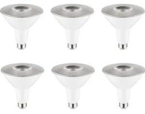 6Pack PAR38 LED Flood Light Bulb, LongNeck Spotlight Bulb, 4000K, 15W(100W), E26 - Picture 1 of 1