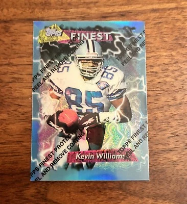 1995 Topps Finest Refractor Kevin Williams #174 Dallas Cowboys - Image 1 of 2