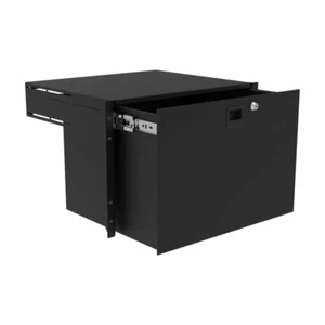 Cajón de servicio pesado de grado 7U Tour con cerradura de golpe y cerradura de llave (385 mm de profundidad) - Imagen 1 de 3