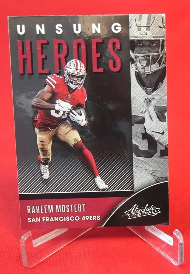 Raheem Mostert Unsung Heros 2020 Panini NFL Football Card #UH-RM NM - Image 1 of 1
