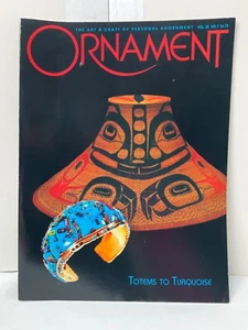 Ornament Totems to Turquoise Vol 28 Journal Art Craft Bead Jewelry Magazine 2004 - Picture 1 of 6