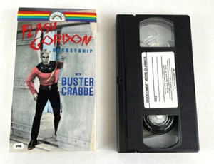 Flash Gordon Rocketship Buster Crabbe  VHS 1938 1986  Charles Middleton VTG - Picture 1 of 4