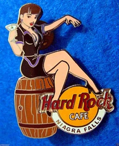 NIAGARA FALLS ERROR GIRL OF ROCK SERIES BLACK UNIFORM GOR 03 Hard Rock Cafe PIN - Picture 1 of 1