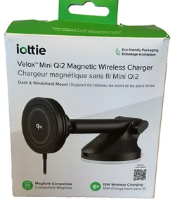 iOttie Velox Mini Qi2 Wireless Dash & Windshield Car Phone Mount - NEW OPEN !!! - Picture 1 of 1