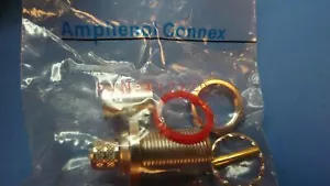 (1PC)172220 AMPHENOL RF Conn / Coaxial Connectors N ST JACK BULKHEAD CABLE CRIMP - Picture 1 of 3