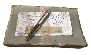New (Yugoslavia) 3/8" x 16 NC GH3 - 3Flute, HSS, Spiral Pointed Tap - Picture 1 of 4