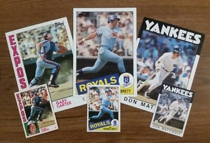 1984*1985*1986 Topps Super 5x7 Jumbo Cards *Pick Your Player* 10+ Ship FREE! - Picture 1 of 151