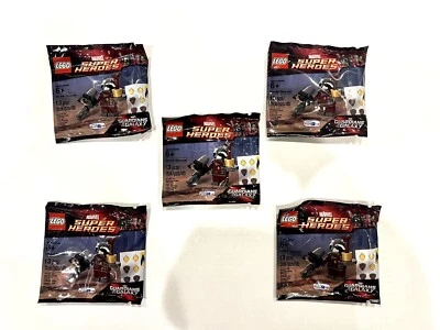 LEGO Marvel Super Heroes: Rocket Raccoon (5002145) Lote de 5 Polybags TRU Nuevo Foto 1 de 4