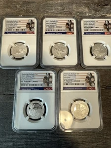 2022-S Silver Quarter Set NGC PF 70 ULTRA CAMEO American Women Set - Picture 1 of 2