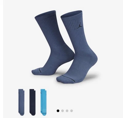 Calcetines Nike Air Jordan Everyday Max Dri-Fit Crew 3 pares multicolor para hombre grandes Foto 1 de 3