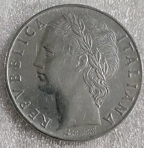 1957 Italy 100 Lire *C538 - Picture 1 of 3