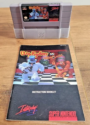 SNES Super Nintendo ClayFighter - Carro + Manual *Probado y Funciona* Foto 1 de 4