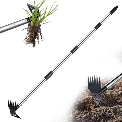Unkrautstecher Unkrautentferner Länge 150cm Unkrautjäter mit Langem Stiel 2-i... - Bild 1 von 4