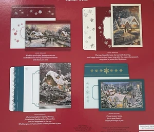 Thomas Kinkade Painter of Light Hallmark holiday cards - Picture 1 of 26