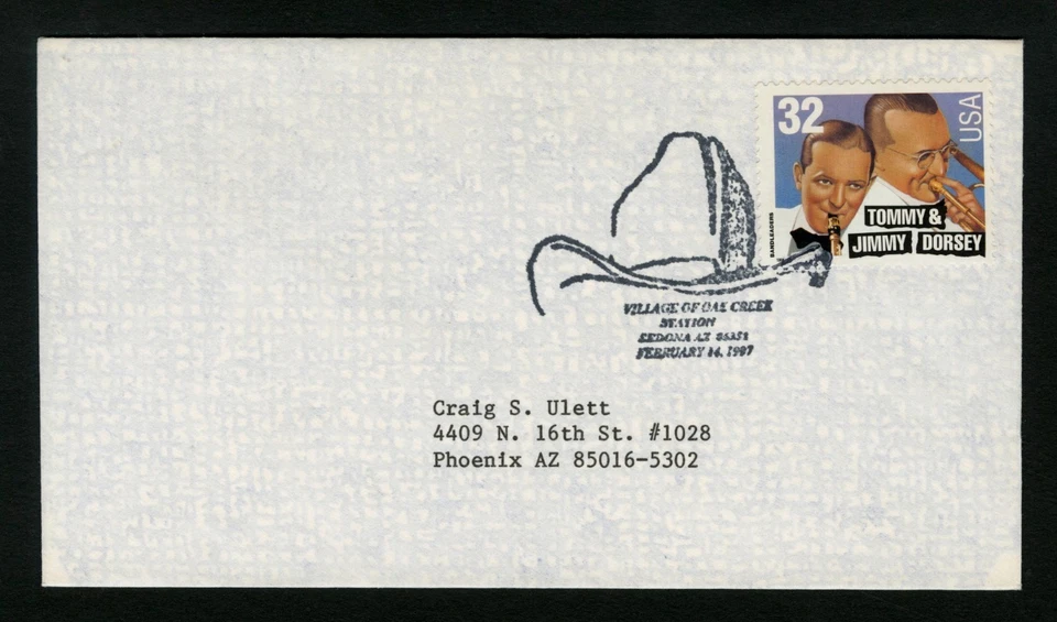 1997 Event Cover Village Of Oak Creek Slogan Cancel - Sedona, Arizona - Image 1 of 2