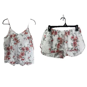 Conjunto de pijama floral pequeño Papinelle para mujer Cami pantalones cortos Fairycore ropa para dormir lencería - Imagen 1 de 15