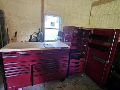Snap-On Toolbox 54 Inch Master Series With Locker In Cranberry Red - Image 1 of 4
