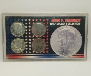 John F. Kennedy Half Dollar Collection 4 Coin Set 1964-1996 Encased #20230 - Picture 1 of 10