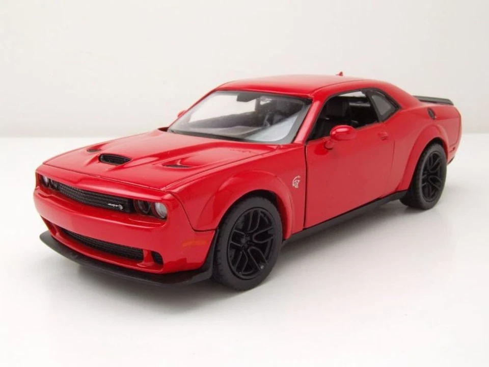 Dodge Challenger SRT Hellcat Widebody 2018 rot Modellauto 1 24 Motormax