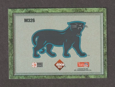 1993 Collector's Edge 足球 - M326 - 卡罗莱纳黑豹队 - 完好 — 第 1/2 张图片