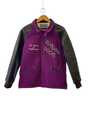 NEIGHBORHOOD HELL AWAITS STADIUM WL-JKT, S, lana, cachorro, color liso, SPSVN-JKM01S Foto 1 de 4