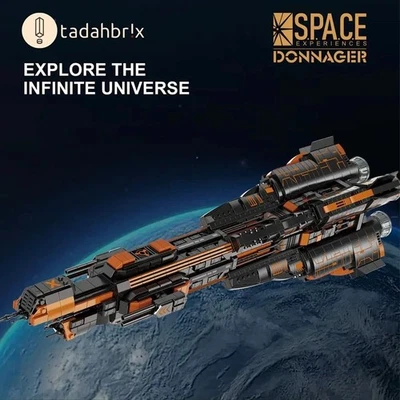 The Space Experiences Donnager Building blocks Toys 1888 pieces Complete Set - Image 1 of 4