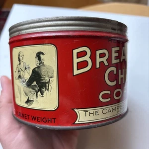 Vintage Frühstück Cheer ein Pfund Kaffeedose fehlender Deckel Pittsburgh PA - Bild 1 von 12