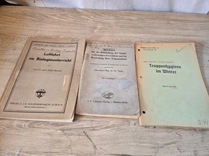 Folletos médicos alemanes originales de la Segunda Guerra Mundial (aviación, heridas de bala, frío) - Imagen 1 de 17