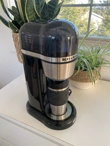 KitchenAid KCM0402OB Onyx Black Personal Coffee Maker With 18oz Mug Stainless - Picture 1 of 3
