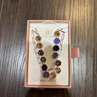 bomb Party 2025 Holiday Jewel Candy Orchard Peach Embers, Silver Bracelet - Image 1 of 4