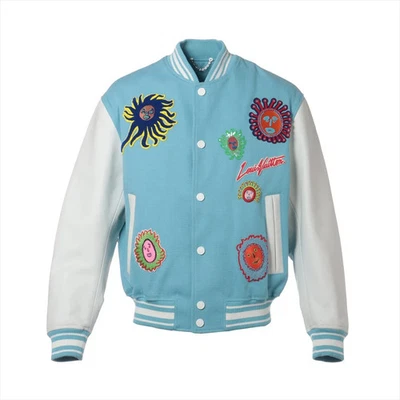 Blusa Louis Vuitton x Yayoi Kusama algodón y cuero 46 para hombre azul x blanco RM2 Foto 1 de 4