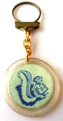 PORTE CLES KEYCHAIN - CAISSE D'EPARGNE COMPIEGNE BLEU RECTO-VERSO - Photo 1/2