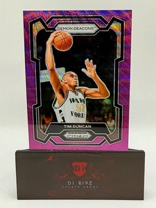 2024 Panini Prizm Draft Picks - Tim Duncan #63 Purple Wave Prizm - Foto 1 di 2