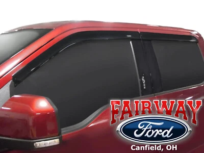 Deflectores de ventana lateral Ford Super Duty 17 a 26 Super Duty 4 piezas CABINA EXTENDIDA Foto 1 de 3