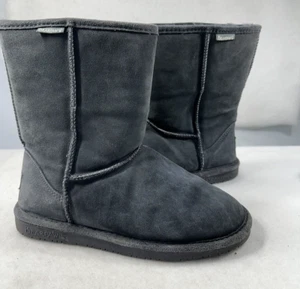 Bearpaw Women's Emma Short Boot 608W Gray Womens Size 10 Suede Leather - Picture 1 of 8