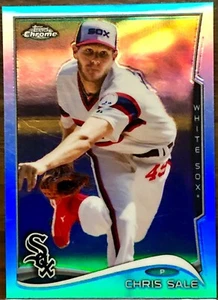 2014 Topps Chrome Blue Refractor #'d "Chris Sale" - Picture 1 of 2