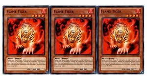 Yugioh - 3X Flammentiger - Common - Unlimited - GAOV-DE039 - Near Mint - Bild 1 von 1