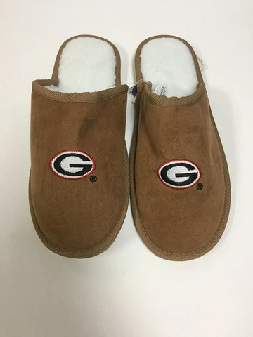 Georgia Bulldogs Men's Team Color Moccasin Slide Slippers Cover
