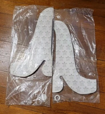 Set Of 2 Vintage Hallmark Honeycomb Christmas Bells Red & Green 11" NOS Sealed - Image 1 of 4