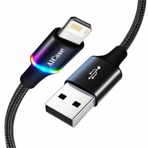 iPhone Charger Cable for iPhone 14 13 12 11 Pro Max XR 8 Charging USB Data Cord - Picture 1 of 13