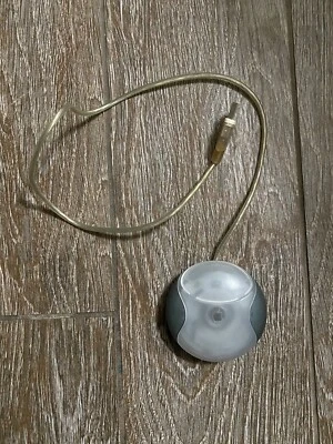 Apple M4848 Grey iMac Hockey Puck USB Wired Mouse - Image 1 of 2
