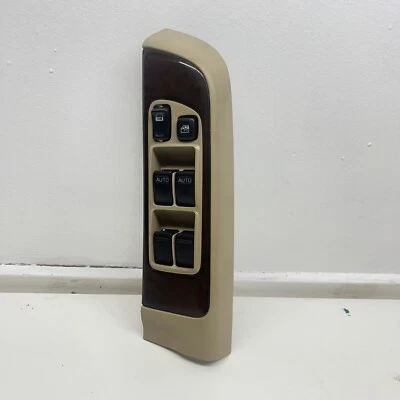 1999-2002 Nissan Pathfinder Infiniti QX4 Master Power Window Switch OEM Beige - Image 1 of 4