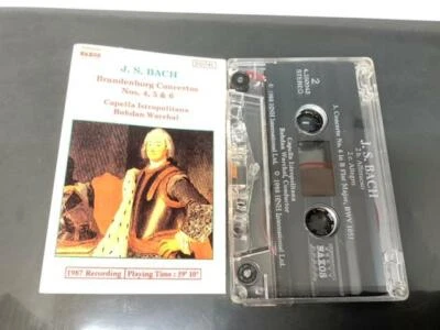 J.S. BACH Audio Cassette Tape BRANDERBURG CONCERTOS 4,5 &6 CAPELLA ISTROPOLITANA - Image 1 of 4