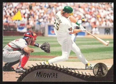 1995 Pinnacle Mark McGwire #196 Oakland Athletics - Image 1 of 2