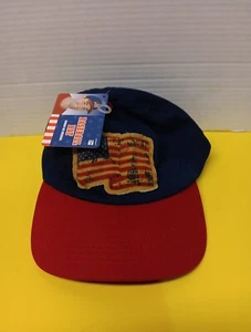 Unisex American Flag Adjustable Clasp Baseball Dad Hat Cap Red And Blue - Picture 1 of 10
