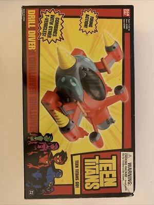 Teen Titans Go Drill Diver Транспортное средство Стрельба Экшн-коробка, новая запечатанная - Изображение 1 из 4
