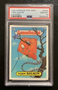 1988 Garbage Pail Kids OS13 Torn Shaun 526b PSA 10 GEM MINT-RARE GEM CARD!! TWT - Picture 1 of 5