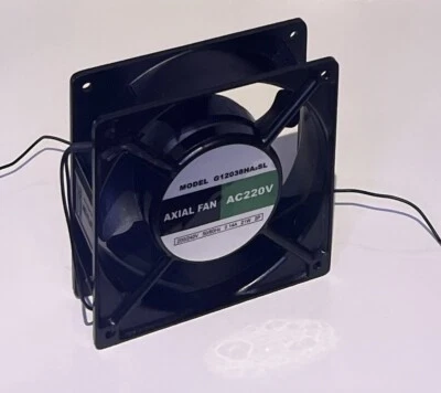 Axial Fan AC220V MODEL G12038HA2SL 200/240V 50/60HZ 0.14A 21W 2P - image 1 of 3